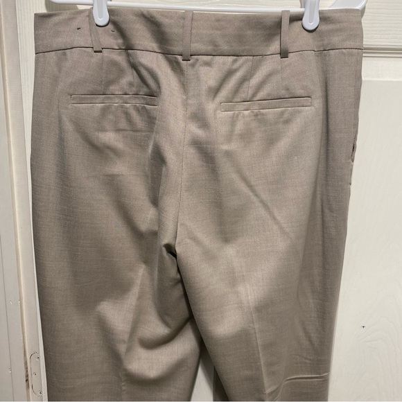 ANN TAYLOR Signature Fit Trouser Leg Relaxed Fit Wool Blend Pant Size 10 - Picture 5 of 7